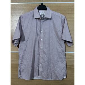 Joseph Abboud Untuck Style Men’s XL Modern Fit Short Sleeve Button Down Shirt